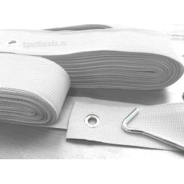 Разметка площадки для бадминтона 13.4х6.1м - белый (ленты)