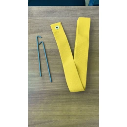 Разметка площадки для бадминтона 13.4х6.1м - жёлтый (ленты)