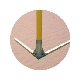 Ворота со стаканами для пляжного футбола 5,5х2,2м d-80мм